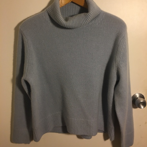 Blue-grey Wilfred Women’s Mock-neck Sweater🦋